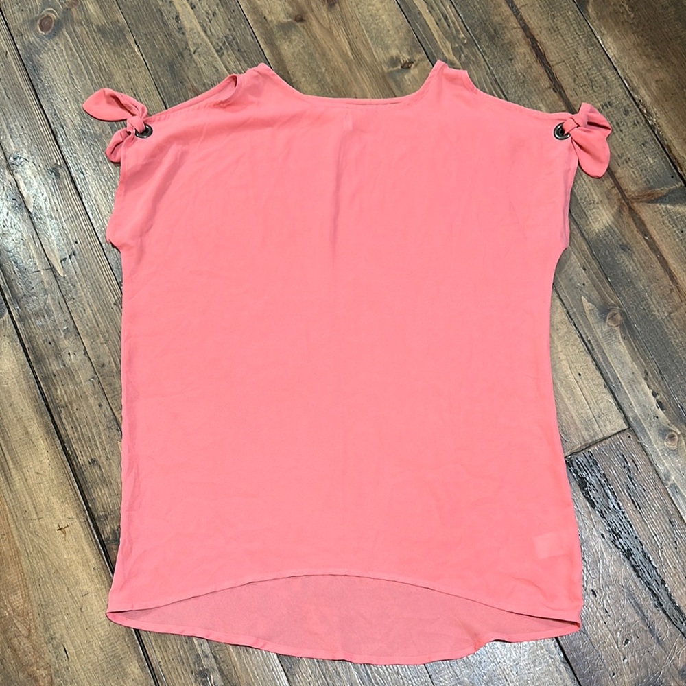 Maurices Pink Cap Sleeve Blouse